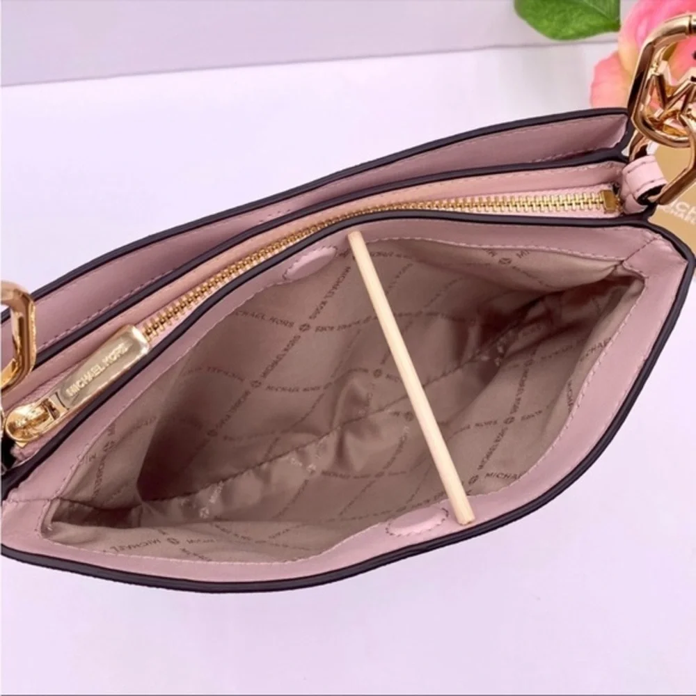 Michael Kors Trisha Medium Logo Crossbody Bag - Picture 11 of 15